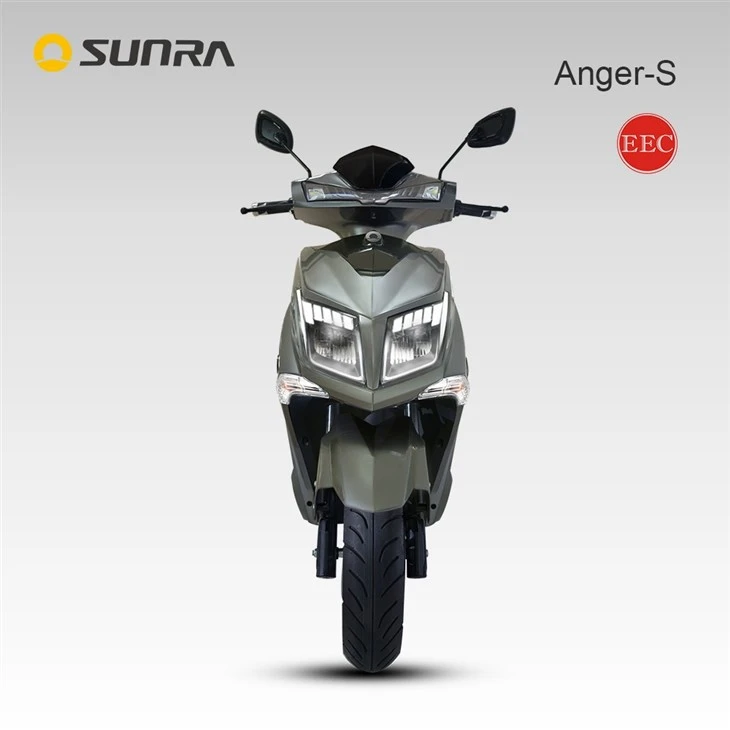 ANGER-S grey 72v easy ride adult sit down scooter for commuter