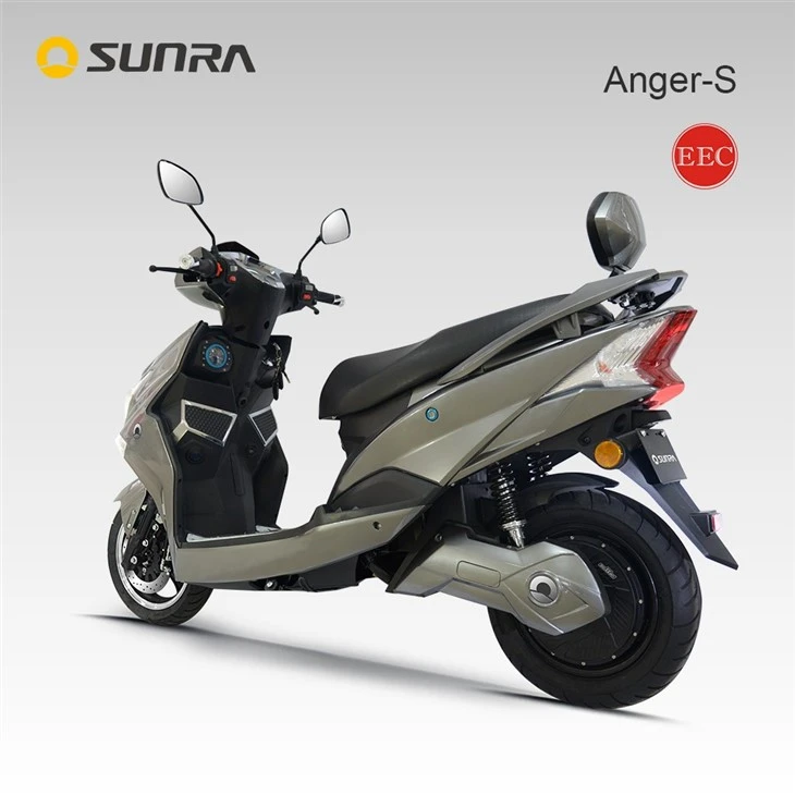 ANGER-S grey 72v easy ride adult sit down scooter for commuter