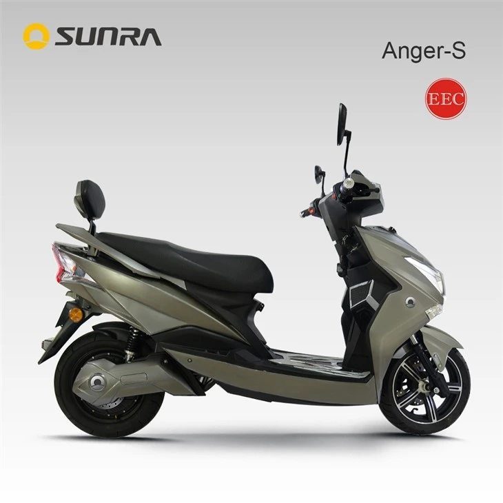 ANGER-S grey 72v easy ride adult sit down scooter for commuter