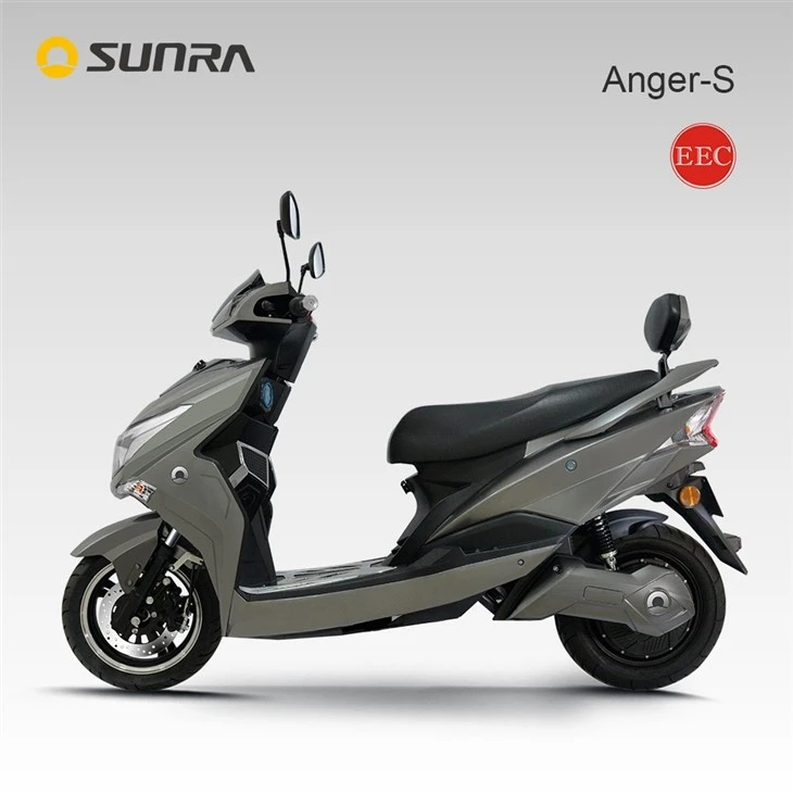 ANGER-S grey 72v easy ride adult sit down scooter for commuter