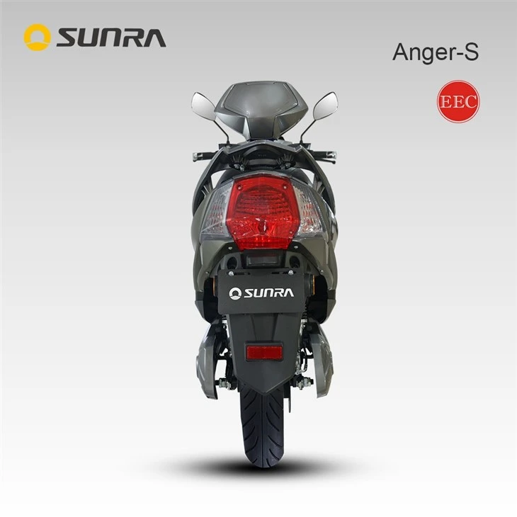 ANGER-S grey 72v easy ride adult sit down scooter for commuter
