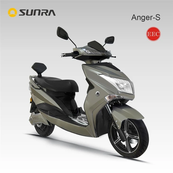 ANGER-S grey 72v easy ride adult sit down scooter for commuter