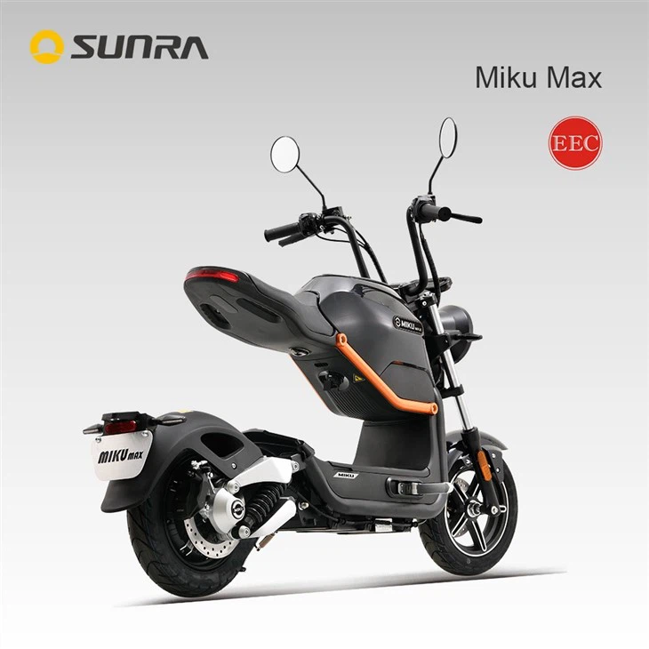 MIKU MAX Black Electric Motorcycles