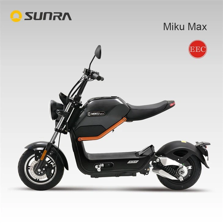 MIKU MAX Black Electric Motorcycles
