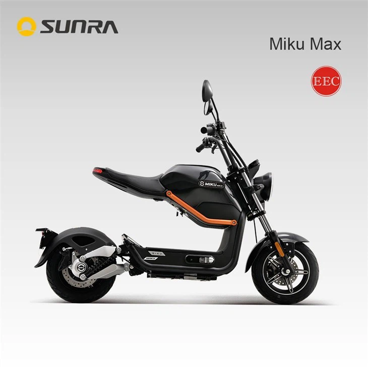 MIKU MAX Black Electric Motorcycles