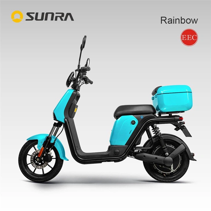 RAINBOW 1000w Light Weight Ladies Electric Scooter For Adults With Seat And Basket