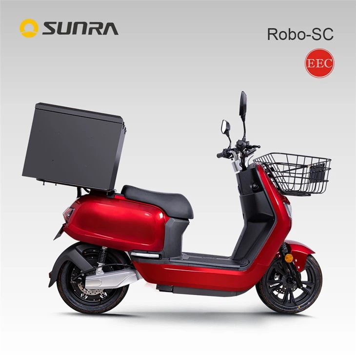 Robo-sc electric cargo moped for food delivery purpose