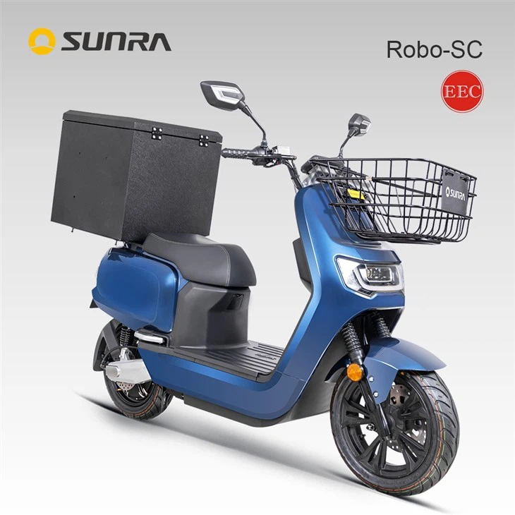 Robo-sc electric cargo moped for food delivery purpose