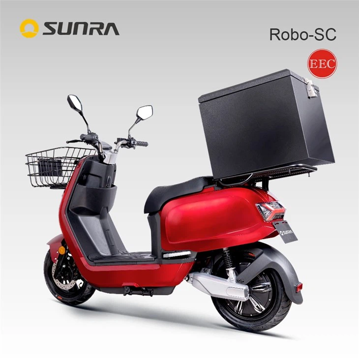 Robo-sc electric cargo moped for food delivery purpose