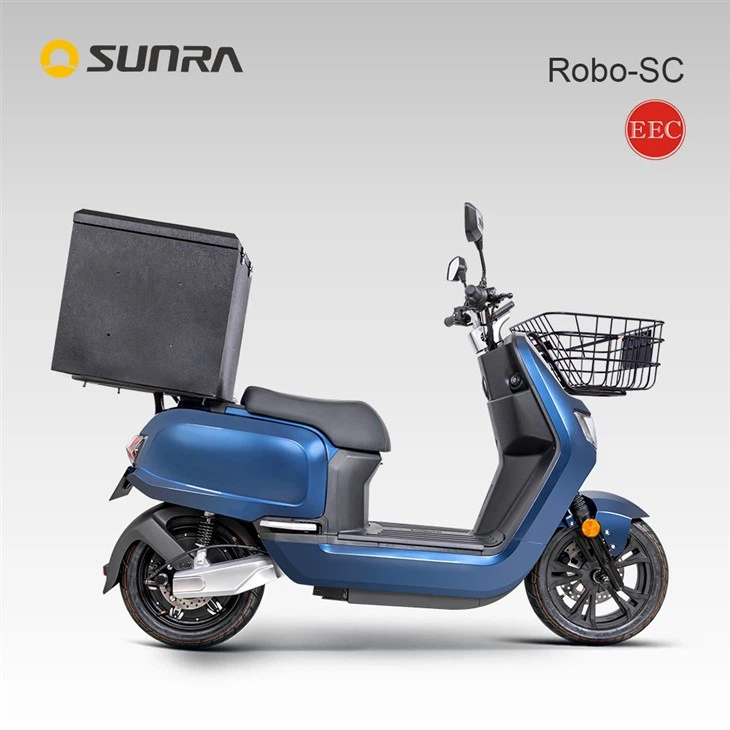 Robo-sc electric cargo moped for food delivery purpose