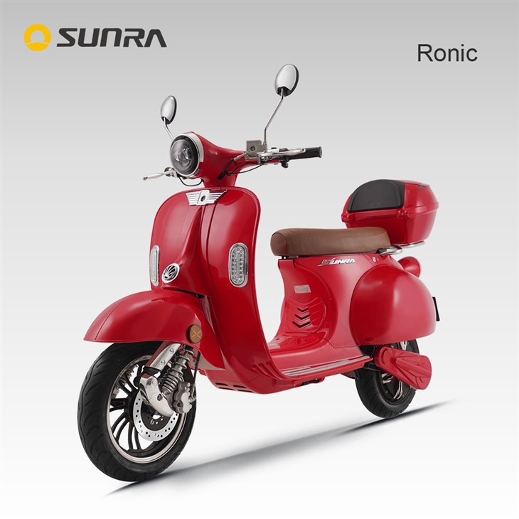 RONIC Red Antique Vintage Electric Classic Scooter