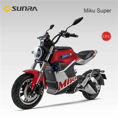 MIKU SUPER two wheeler high speed long range electric scooter for women