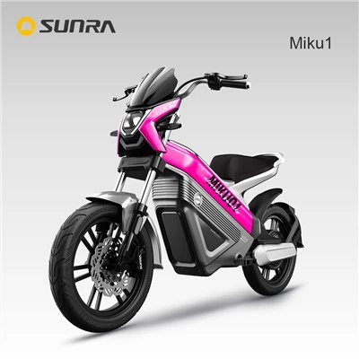 MIKU1 Punk Passion Red 48 Volt 400w Adult Electric Scooter|motorcycle With A Seat
