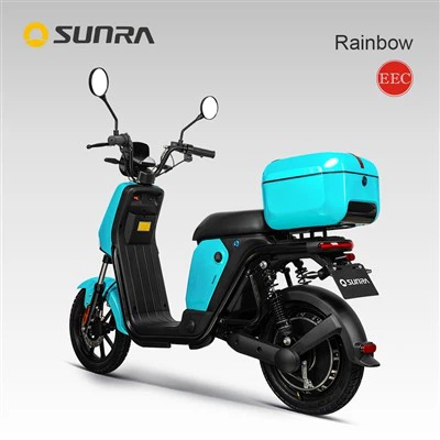RAINBOW 1000w Light Weight Ladies Electric Scooter For Adults With Seat And Basket