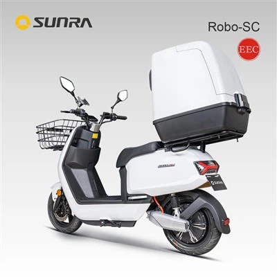 Robo-sc white food delivery electric scooter