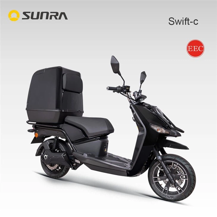 Swift Electric Cargo Moped for pizza delivery